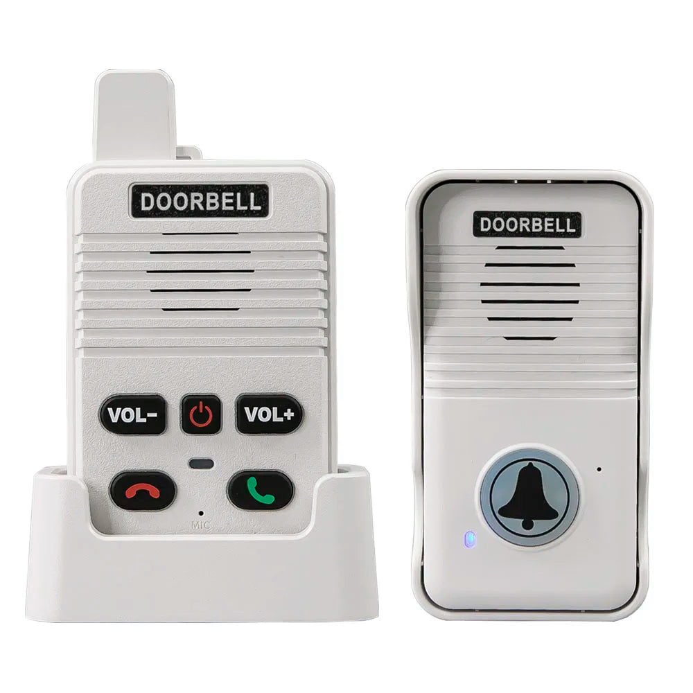 200 Meters Range Hand Free Two Way Wireless Doorbell Waterproof Home Apartment Intercom Factory Office Intercom System Doorbell