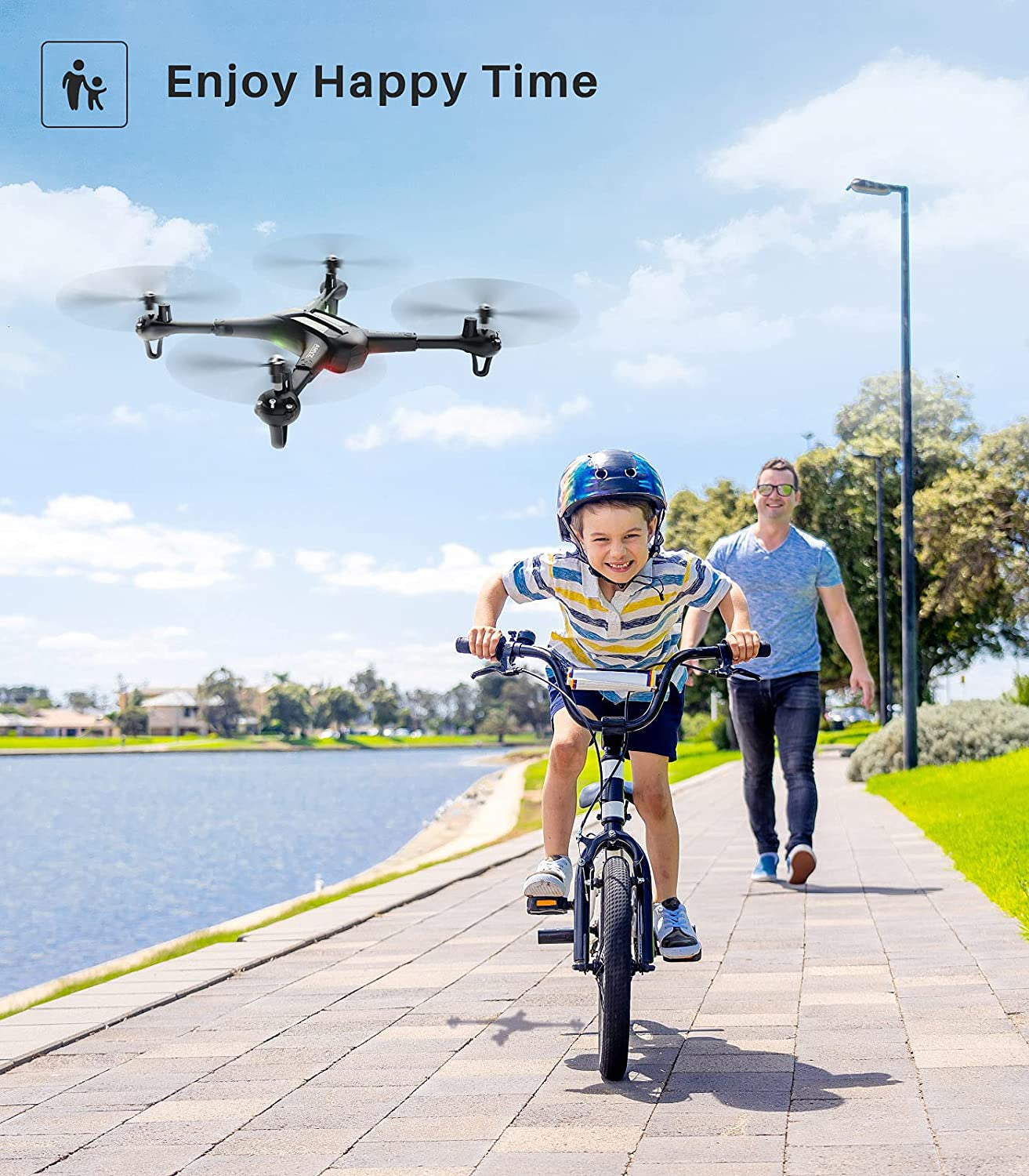 X600 Foldable Drone with Altitude Hold and Headless Mode for Adults without Camera, RC Quadcopter with One-Key Start, Speed Adjustment and 3D Flip for Kids Beginners, Easy to Fly