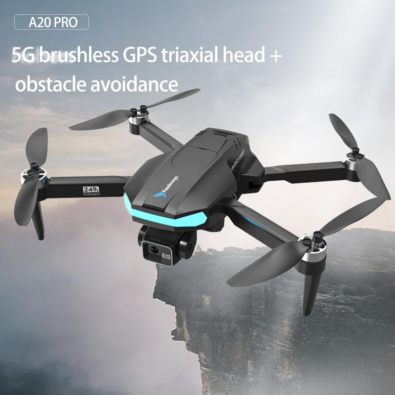 Drone GPS Brushless Motor under 250G, 4K EIS Camera, 50 Minutes of Battery Life, 5G FPV Remote Control Quadcopter Suitable for Adult Beginners