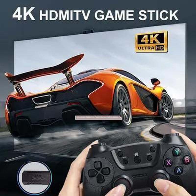 For a Limited Time, the X2 Includes Several Classic Games, Dual 2.4G Wireless Controllers, 4K HDMI Plug & Play, Upgraded Yellow and Black Controllers, and a New Chipset Button Grip. Wireless Retro